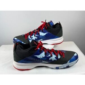 Jordan CP3.VII Clippers Camo 616805-012 Men's‎ US 14 Blue Red Black